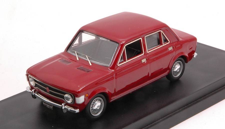 SCALE MODEL COMPATIBLE WITH FIAT 128 4 DOORS 1969 RED SPORT 1:43 RIO RI4664