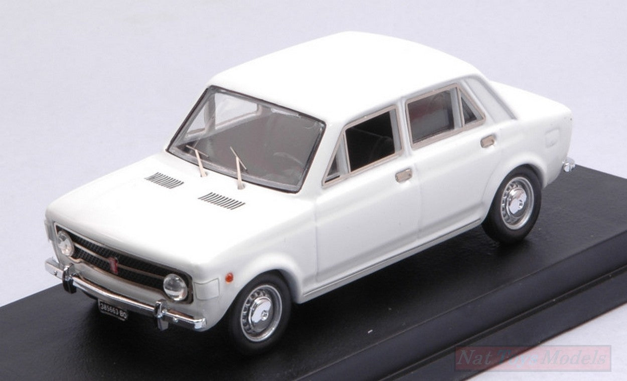 SCALE MODEL COMPATIBLE WITH FIAT 128 4 DOORS 1969 WHITE 1:43 RIO RI4618