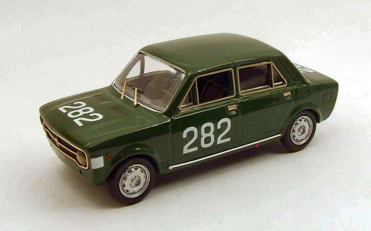 MODELLINO IN SCALA COMPATIBILE CON FIAT 128 4P N.282 TRENTO-BONDONE 1969 E.OLIVARI 1:43 RIO RI4343