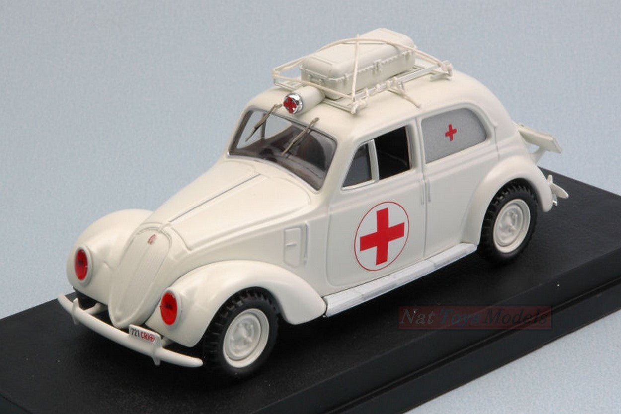 MODELLINO IN SCALA COMPATIBILE CON FIAT 1500 AMBULANZA 1936 1:43 RIO RI4545
