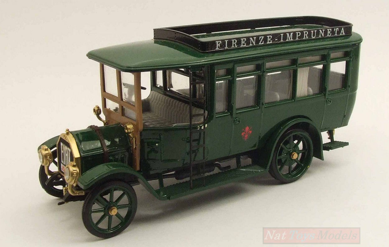 SCALE MODEL COMPATIBLE WITH FIAT 18 BL BUS FLORENCE IMPRUNETA 1915 1:43 RIO RI4361