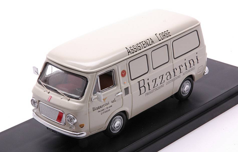 MODELLINO IN SCALA COMPATIBILE CON FIAT 238 TEAM BIZZARRINI 1967 1:43 RIO RI4688
