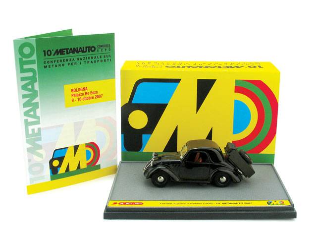 MODELLINO IN SCALA COMPATIBILE CON FIAT 500 A METANO 1936 1:43 BRUMM BMS0719