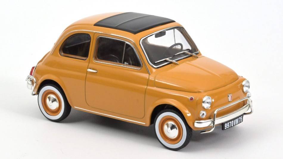 SCALE MODEL COMPATIBLE WITH FIAT 500 L 1969 POSITANO YELLOW 1:18 NOREV NV187775