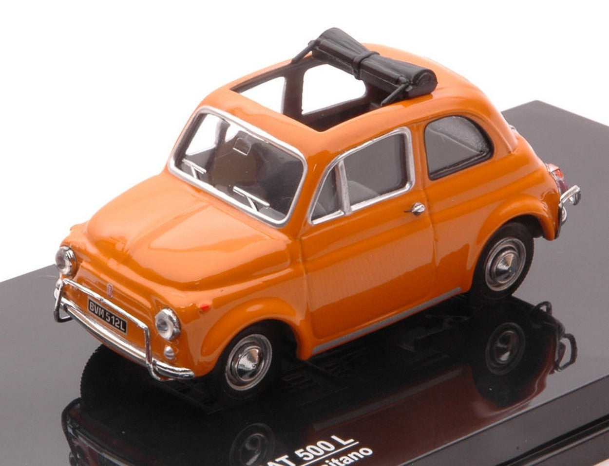 MODELLINO IN SCALA COMPATIBILE CON FIAT 500D 1965 GIALLO POSITANO 1:43 VITESSE VE24512