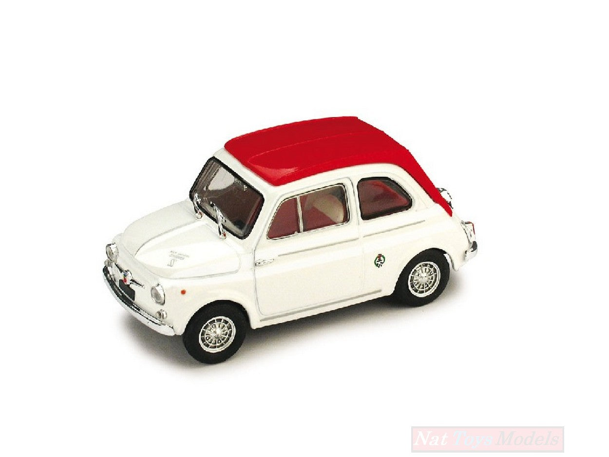 MODELLINO IN SCALA COMPATIBILE CON FIAT 595 SS ABARTH 1964 1:43 BRUMM BM0407