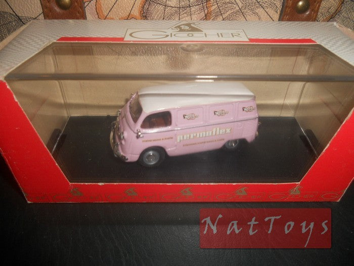 modellino IN SCALA COMPATIBILE CON Fiat 600 Coriasco Permaflex 1:43 Giocher GR19E