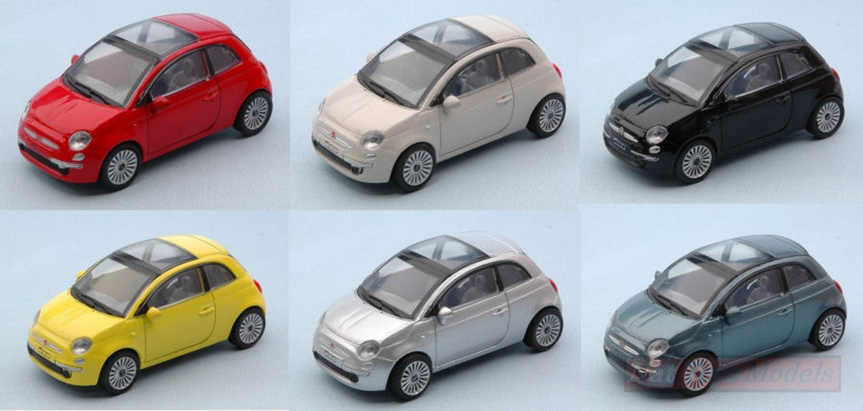 MODELLINO IN SCALA COMPATIBILE CON FIAT NUOVA 500 2007 1:43 NEW RAY NY19587