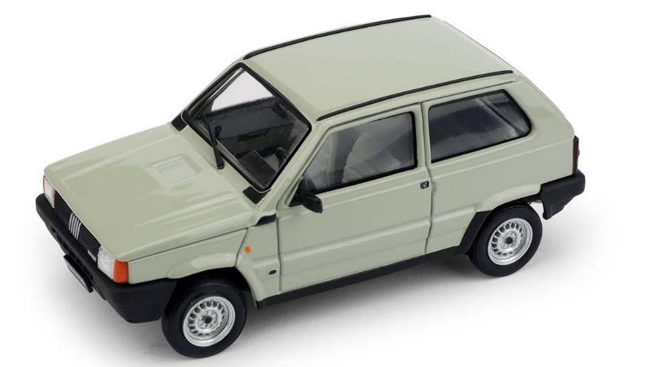 SCALE MODEL COMPATIBLE WITH FIAT PANDA 750L 1986 GRAY OSLO 1:43 BRUMM BM0611-06