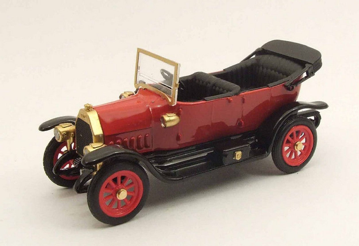 MODELE REDUIT COMPATIBLE AVEC FIAT ZERO CABRIO 1914 ROUGE 1:43 RIO RI4363