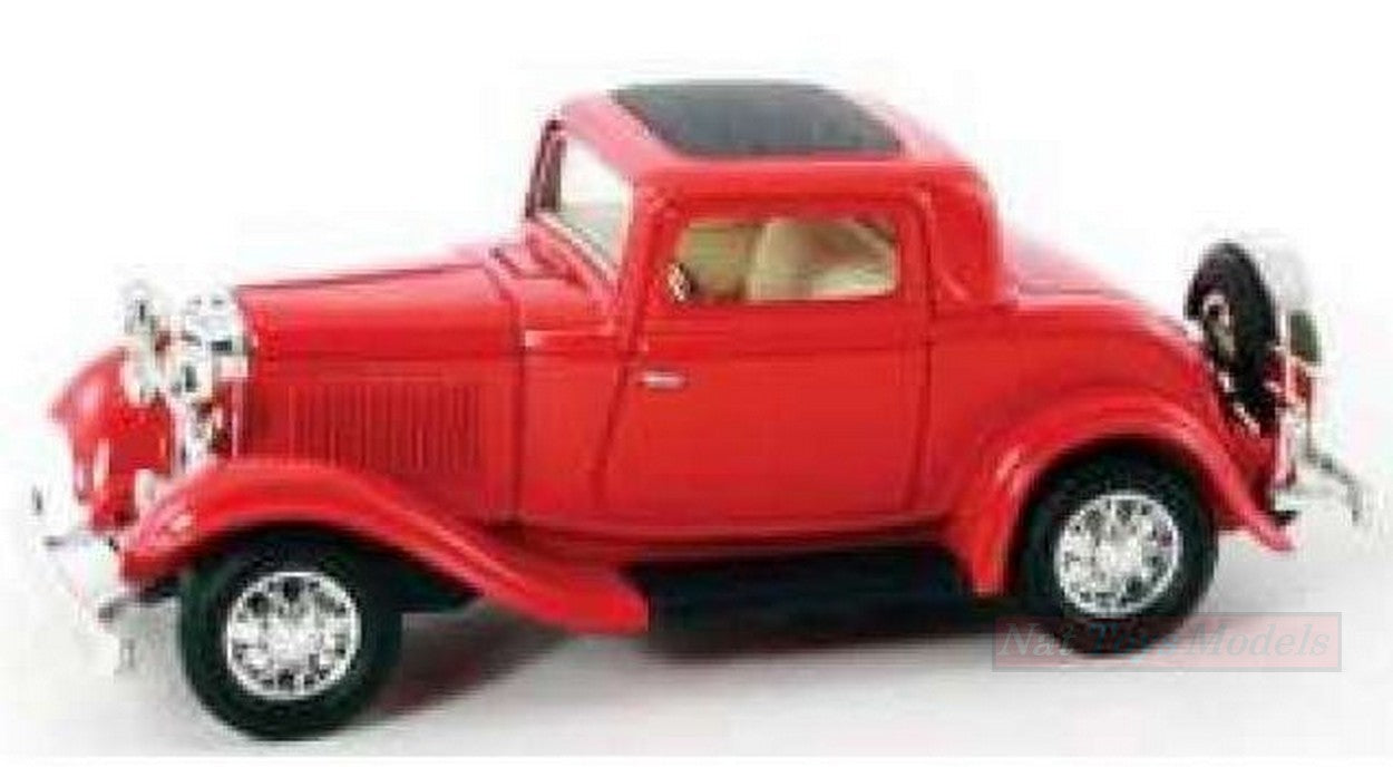 MODELLINO IN SCALA COMPATIBILE CON FORD 3-WINDOW COUPE 1932 RED 1:43 LUCKY LDC94231R