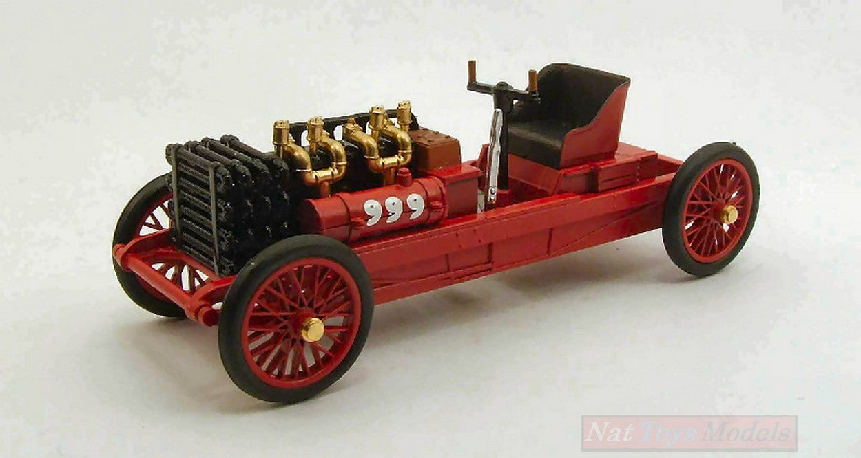 MODELE REDUIT COMPATIBLE AVEC FORD 999 1902 ROUGE 1:43 RIO RI4337