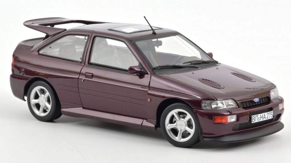 SCALE MODEL COMPATIBLE WITH FORD ESCORT COSWORTH 1992 PURPLE METALLIC 1:18 NOREV NV182778