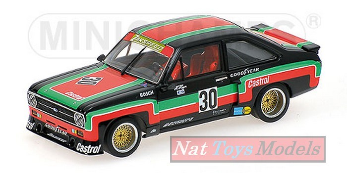 MODELLINO IN SCALA COMPATIBILE CON FORD ESCORT II RS 1800 N.30 H.HEYER WINNER DRM 1976 1:43 MINICHAMPS PM400768430