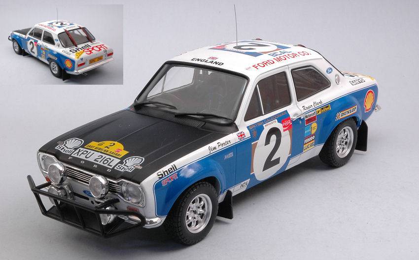 MODELE REDUIT COMPATIBLE AVEC FORD ESCORT MKI RS 1600 N.2 SAFARI RALLY 1973 CLARK/PORTER 1:18
MODÈLE IXO 18RMC075A.20