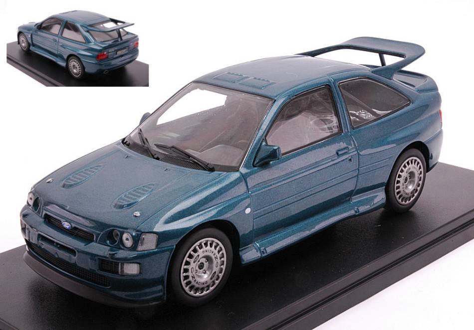 SCALE MODEL COMPATIBLE WITH FORD ESCORT RS COSWORTH MET.GREEN 1:24 WHITEBOX WB124130