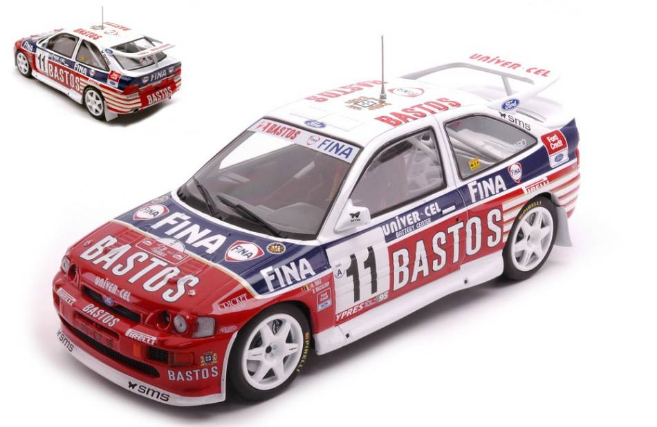 MODELLINO IN SCALA COMPATIBILE CON FORD ESCORT RS COSWORTH N.11 24H YPRES 1995
DUEZ/GRATALOUP 1:24
IXO MODEL 24RAL017B