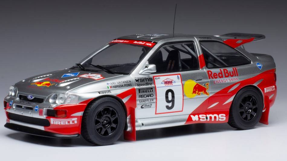 SCALE MODEL COMPATIBLE WITH FORD ESCORT RS COSWORTH N.9 ACROPOLIS RALLY 1994 VATANEN/PONS 1:18
IXO MODEL 18RMC108