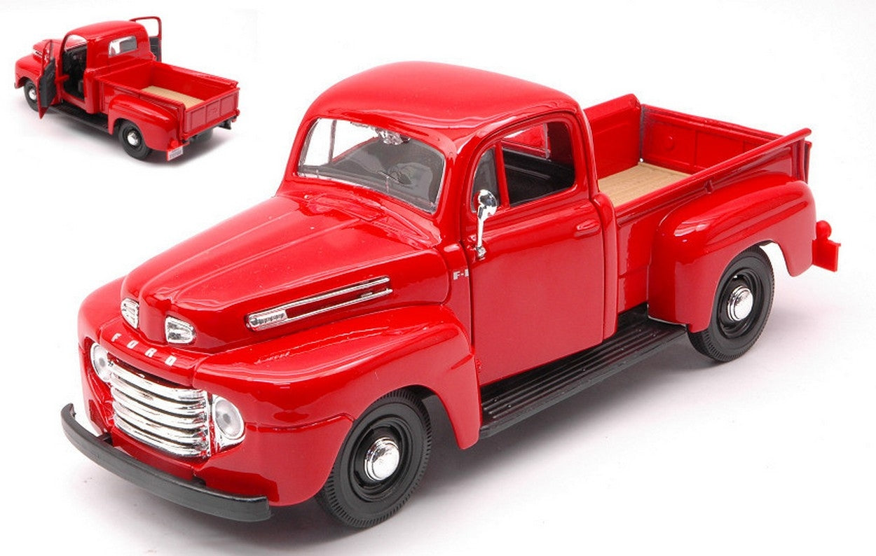 MODELLINO IN SCALA COMPATIBILE CON FORD F-1 PICK UP 1948 RED 1:24 MAISTO MI31935R