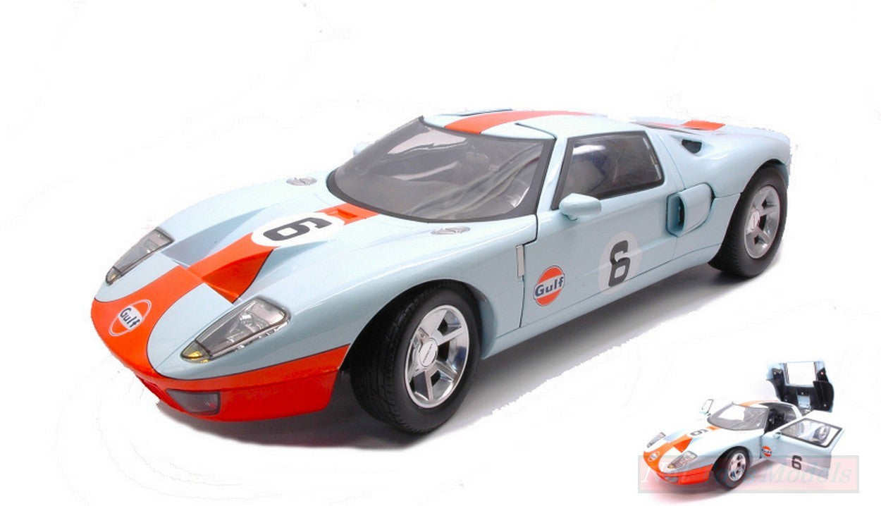 MODELLINO IN SCALA COMPATIBILE CON FORD GT CONCEPT 2004 GULF SERIES 1:12 MOTORMAX MTM79639