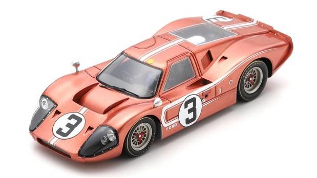 MODELLINO IN SCALA COMPATIBILE CON FORD GT40 MK IV N.3 LM 1967 M.ANDRETTI-L.BIANCHI 1:43 SPARK MODEL S4543