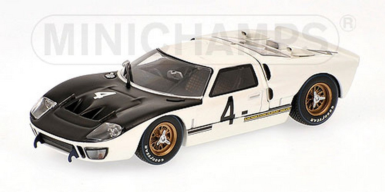 MODELLINO IN SCALA COMPATIBILE CON FORD GT40 MKII N.4 SPA 1966 1:43 MINICHAMPS PM400668484