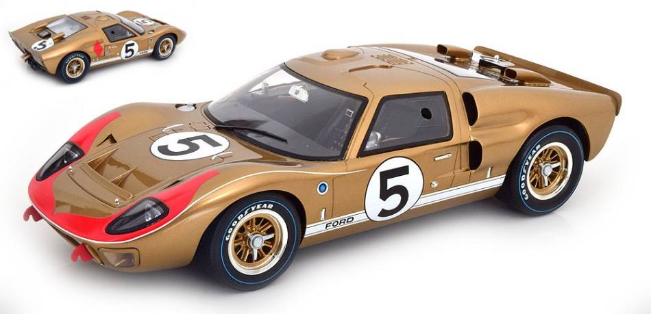 SCALE MODEL COMPATIBLE WITH FORD GT40 MKII N.5 24 H LE MANS 1966 BUCKNUM-HUTCHERSON 1:12 CMR MODEL REPLICARS CMR12037