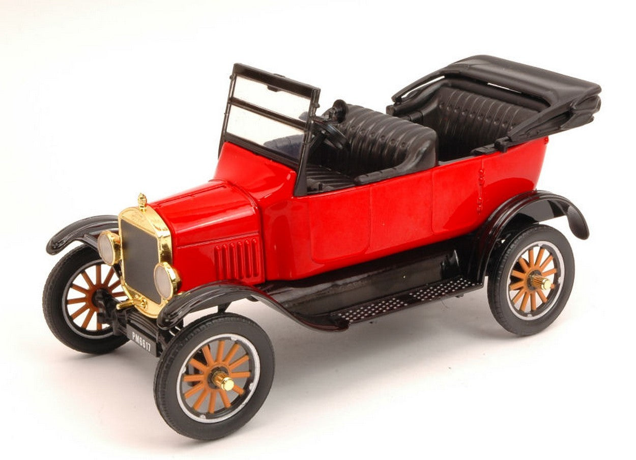 MODELLINO IN SCALA COMPATIBILE CON FORD MODEL T TOURING 1925 RED 1:24 MOTORMAX MTM79328RD
