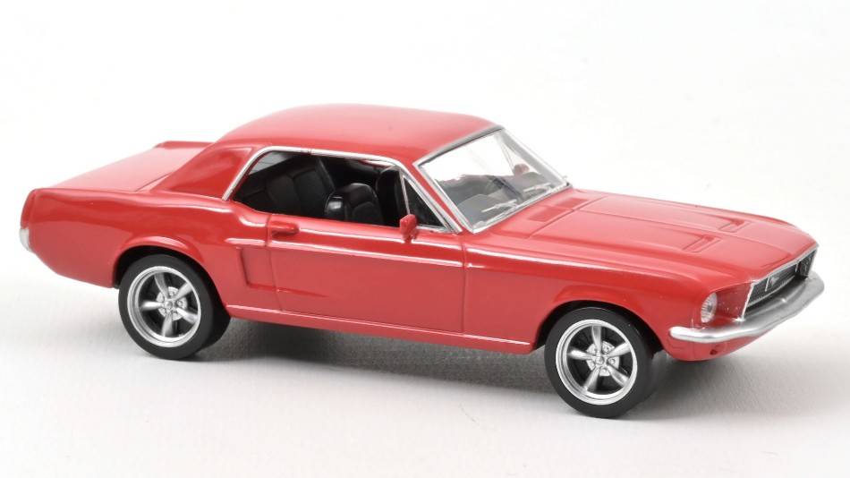 MODELLINO IN SCALA COMPATIBILE CON FORD MUSTANG 1968 RED JET CAR 1:43 NOREV NV270580