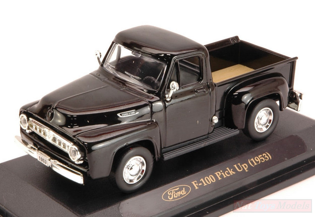 MODELLINO IN SCALA COMPATIBILE CON FORD PICK UP F 100 1953 BLACK 1:43 LUCKY YM94204BK