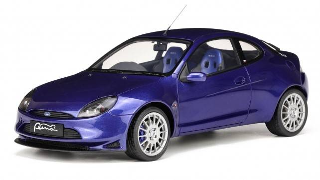 SCALE MODEL COMPATIBLE WITH FORD PUMA 1999 RACING BLUE 1:18 OTTOMOBILE OT428