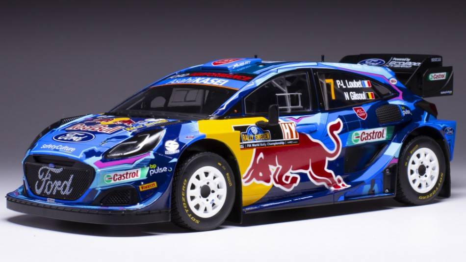 SCALE MODEL COMPATIBLE WITH FORD PUMA WRC N.7 RALLY SWEDEN 2023 LOUBET/GILSOUL 1:18
IXO MODEL 18RMC154B