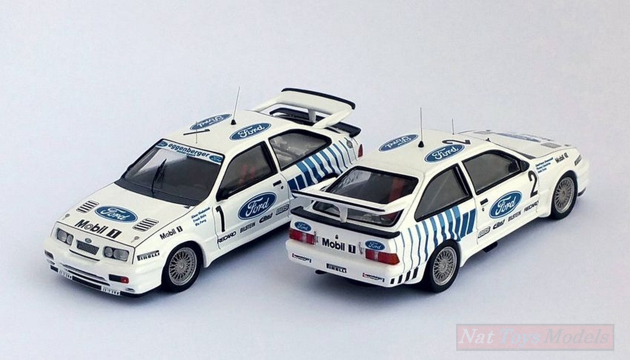 MODELLINO IN SCALA COMPATIBILE CON FORD SIERRA RS 500 N.1 24H NURBURGRING 1989 NIEDZWIEDZ-BIELA-PERCY 1:43 TROFEU TFRRDE11