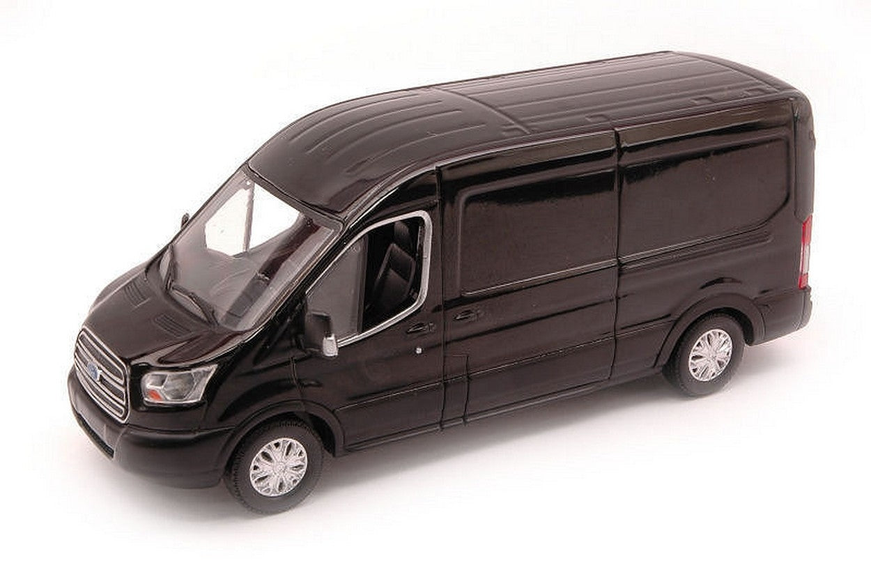 MODELLINO IN SCALA COMPATIBILE CON FORD TRANSIT 2015 BLACK 1:43 GREENLIGHT GREEN86040