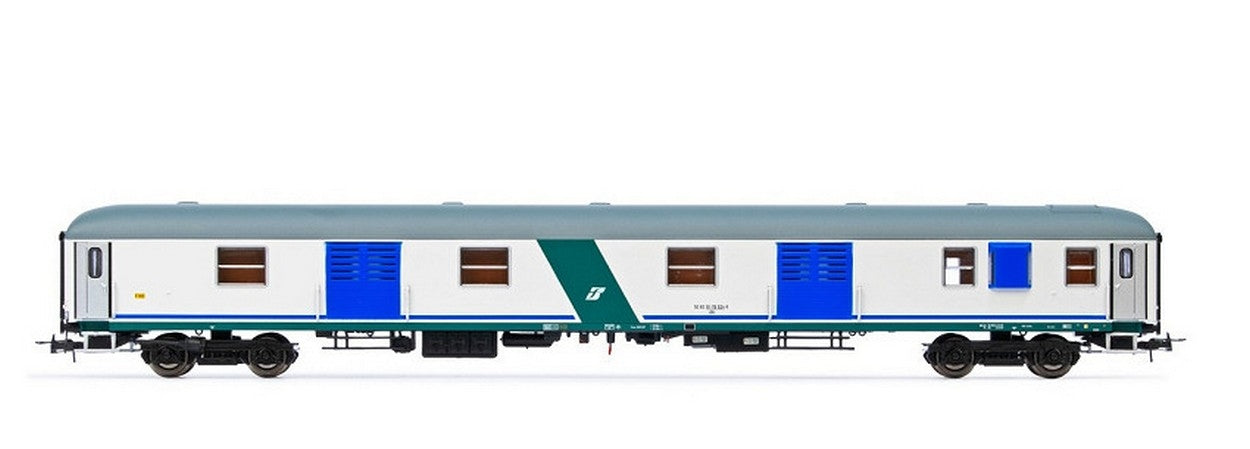 SCALE MODEL COMPATIBLE WITH FS BANK CAR TYPE UIC-X '75 XMPR LIVERY FOR SHUTTLE TRAINS EP.V H0 1:87 RIVAROSSI HR4248