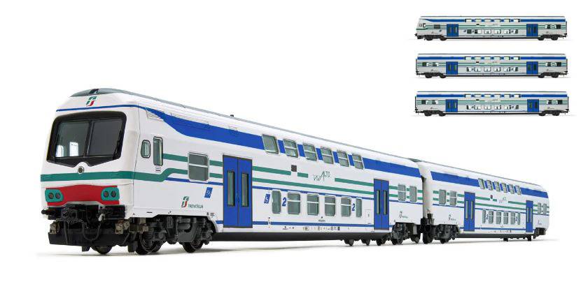 SCALE MODEL COMPATIBLE WITH FS TRENITALIA 3-UNIT VIVALTO H0 SCALE 1:87 LIMA HL5058