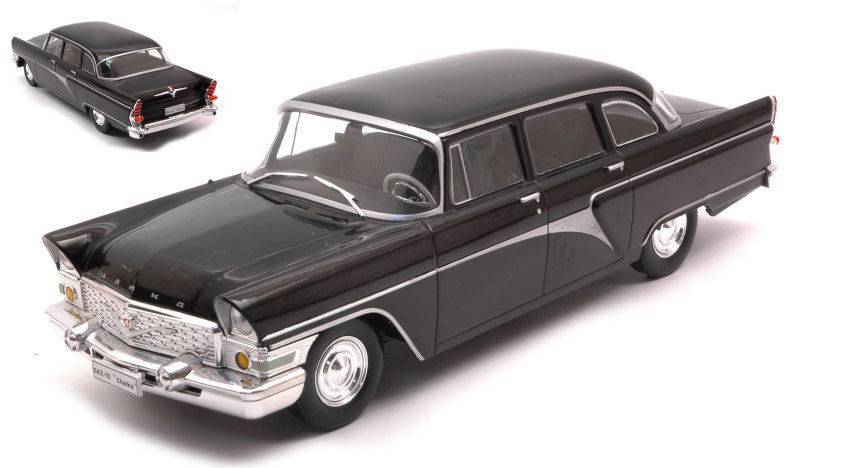 SCALE MODEL COMPATIBLE WITH GAZ 13 BLACK 1:24 WHITEBOX WB124080 DIE CAST