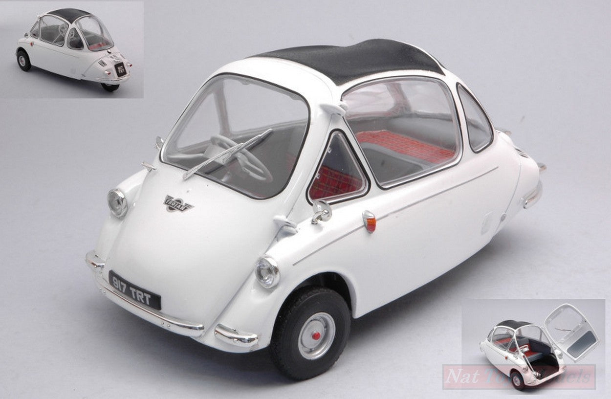 SCALE MODEL COMPATIBLE WITH HEINKEL TROJAN WHITE RHD 1:18 OXFORD OXF18HE004