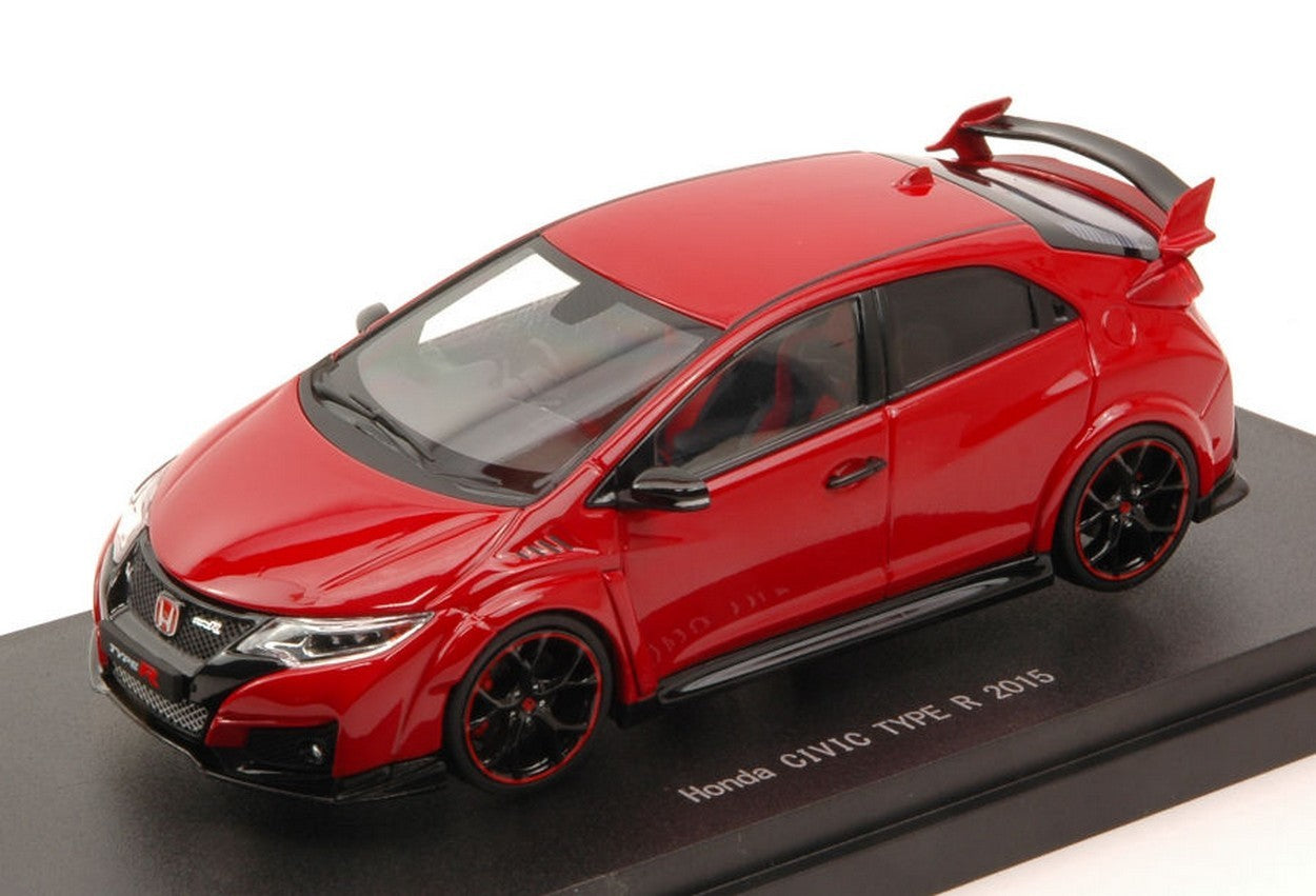 MODELLINO IN SCALA COMPATIBILE CON HONDA CIVIC TYPE R 2015 MILANO RED 1:43 EBBRO EB45354