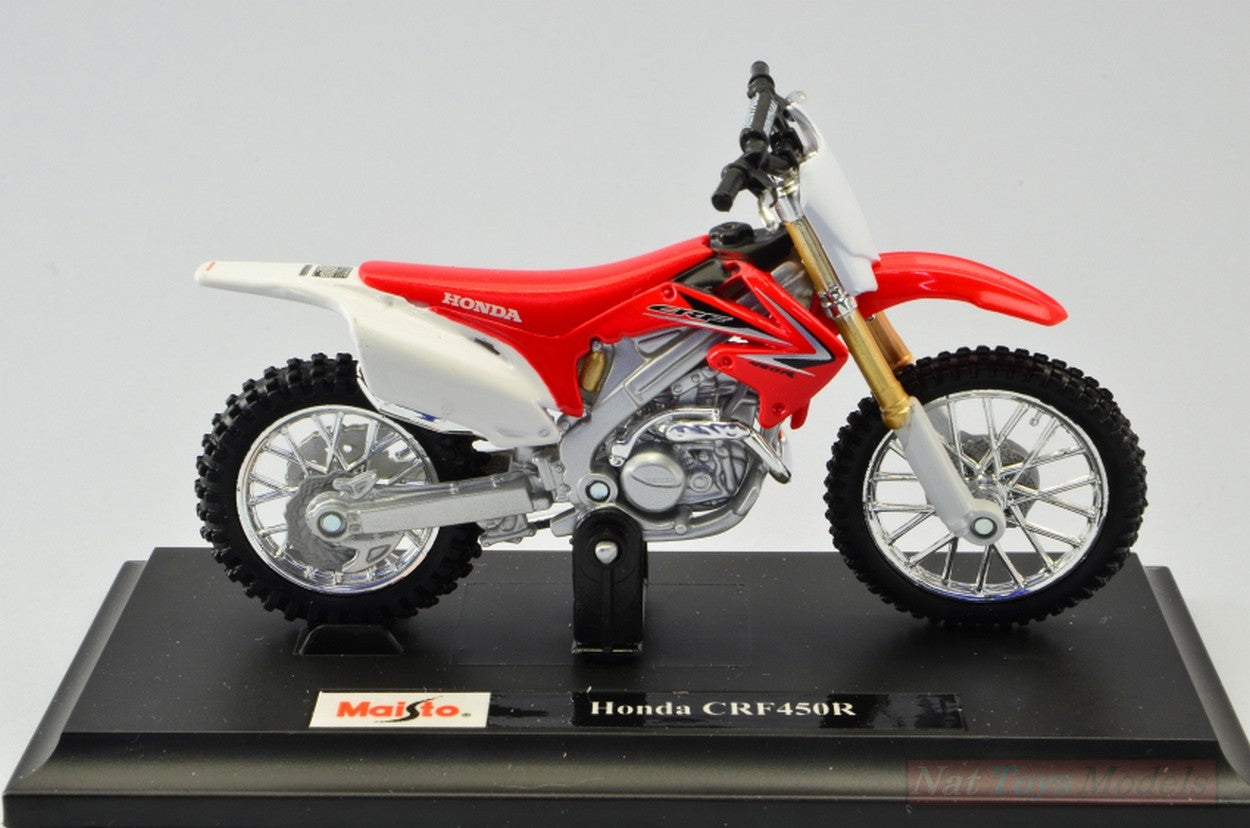MODELE REDUIT COMPATIBLE AVEC HONDA CRF 450R 1:18 MAISTO MI10021R