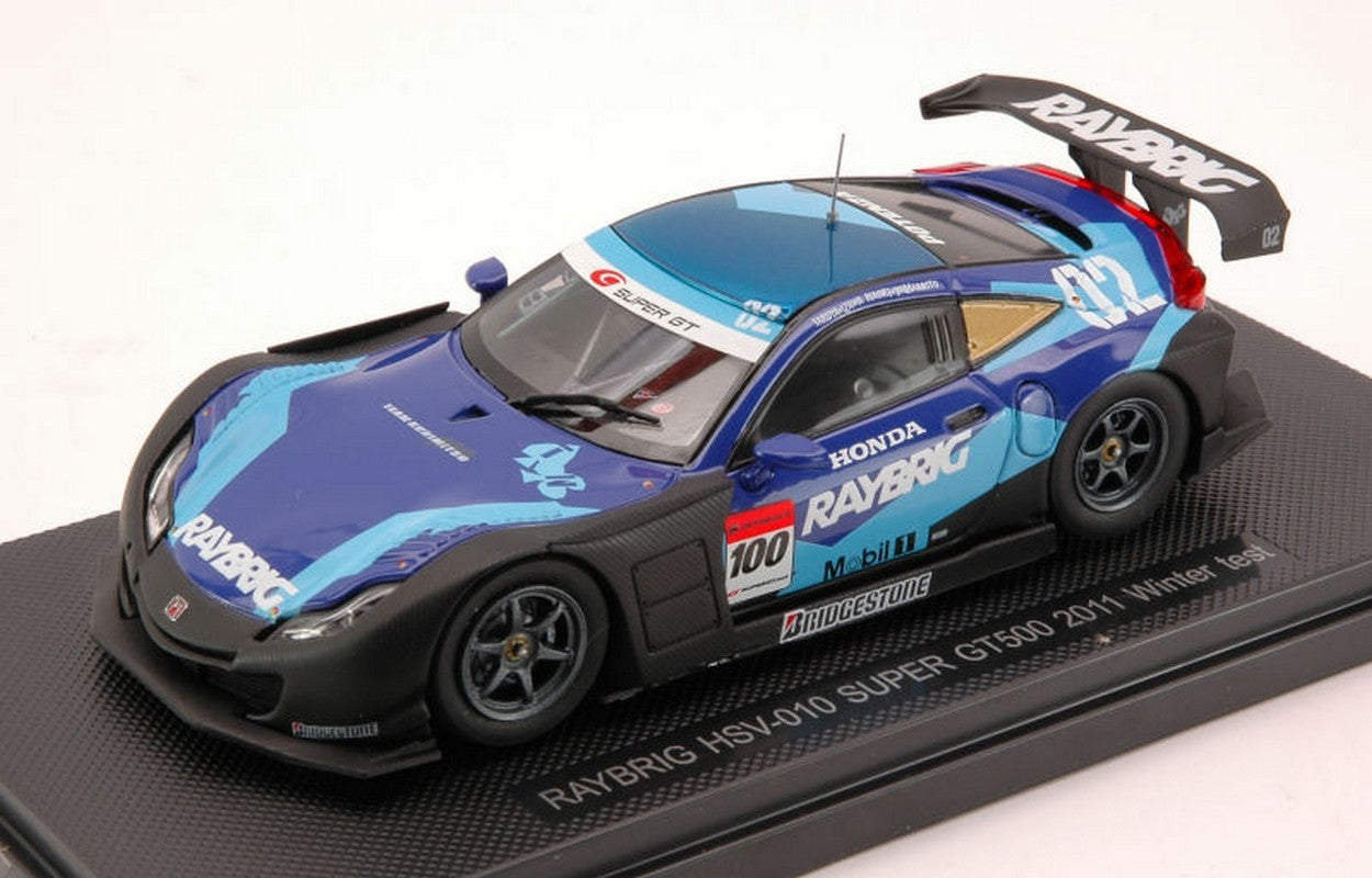 MODELE REDUIT COMPATIBLE AVEC HONDA HSV-010 N.100 SUPER GT 500 WINTER TEST 2011 1:43 EBBRO EB44677
