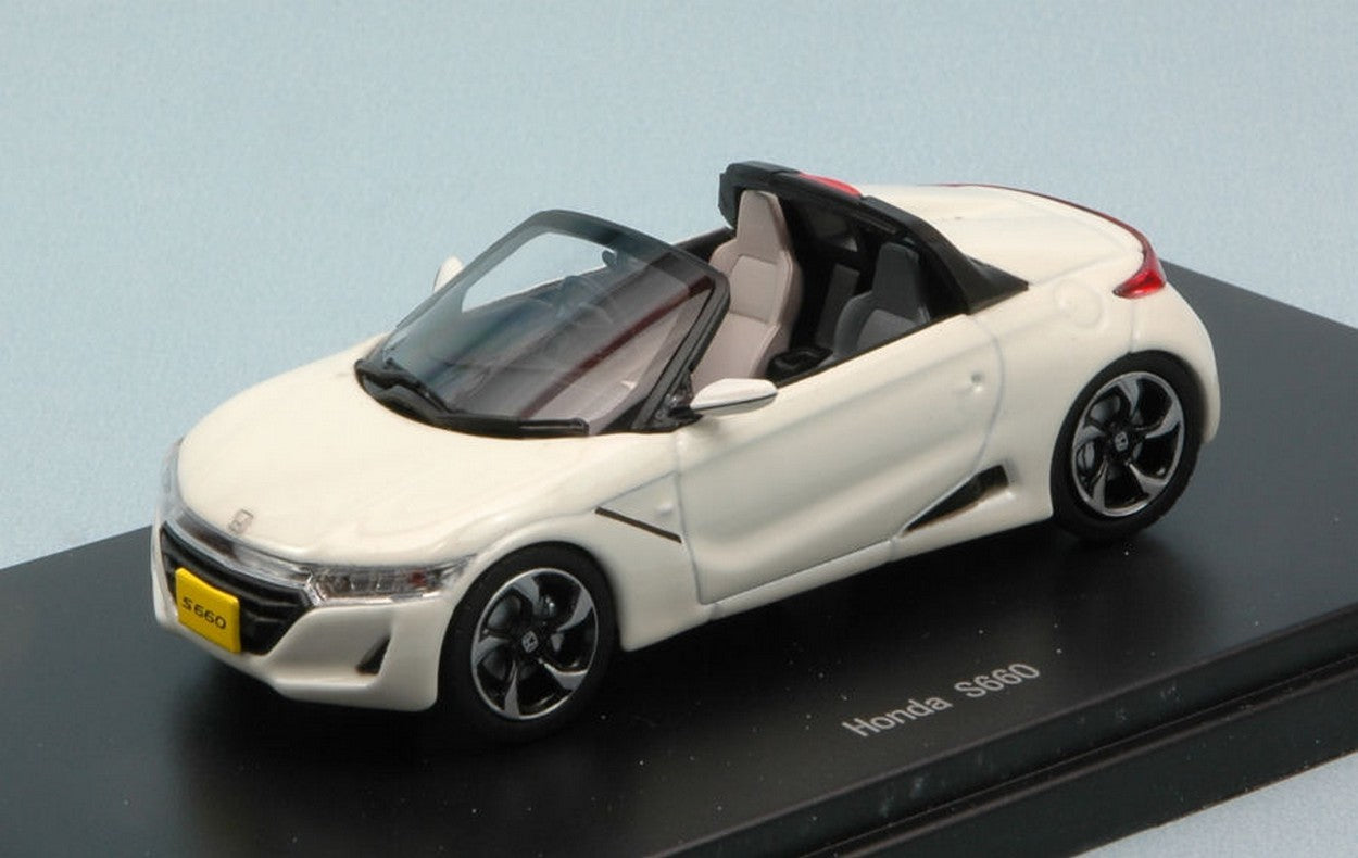 MODELLINO IN SCALA COMPATIBILE CON HONDA S660 2015 WHITE 1:43 EBBRO EB45357