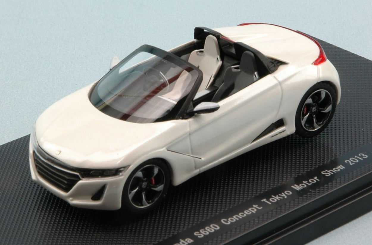 MODELLINO IN SCALA COMPATIBILE CON HONDA S660 CONCEPT TOKYO MOTOR SHOW 2013 WHITE 1:43 EBBRO EB45231