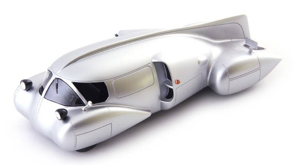 MODELE REDUIT COMPATIBLE AVEC HOPPE & STREUR NORVELL STRAMLINER 1946 MET.SILVER 1:43 AUTOCULT ATC04038