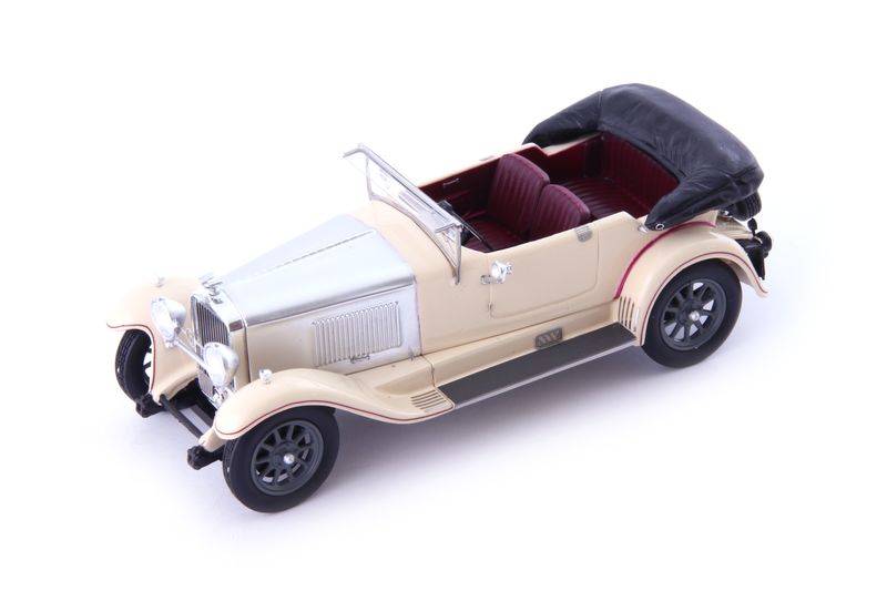 MODELLINO IN SCALA COMPATIBILE CON HORCH 8/400 TOURER 1930 IVORY 1:43 AUTOCULT ATC02025