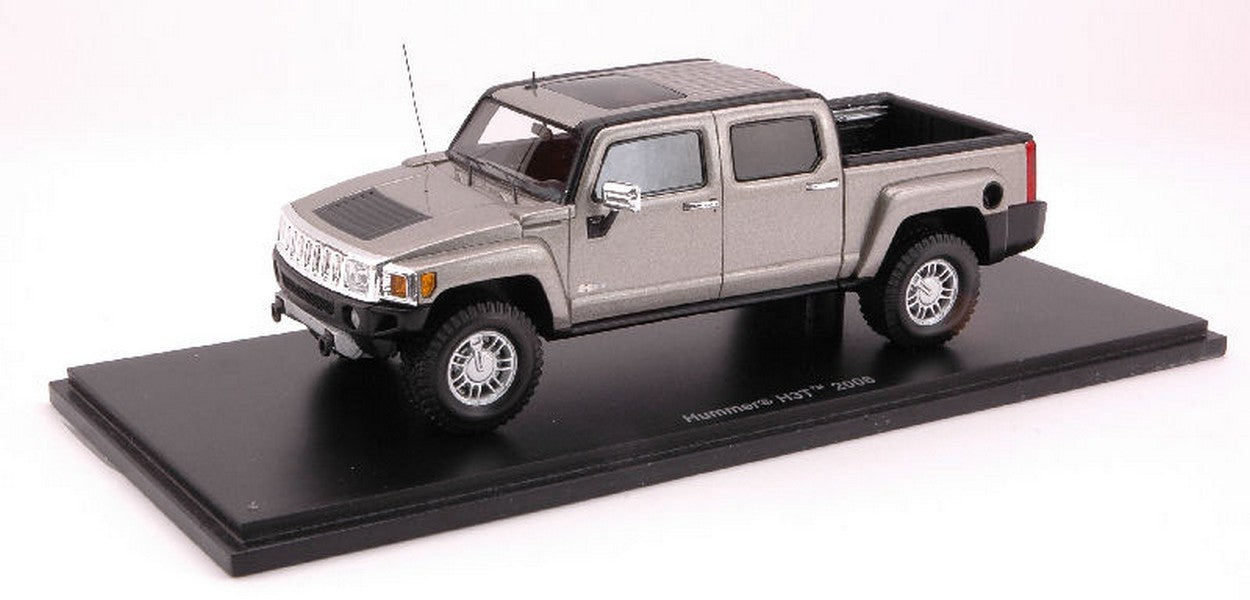 MODELLINO IN SCALA COMPATIBILE CON HUMMER H 3 T 2008 SILVER 1:43 SPARK MODEL S0868