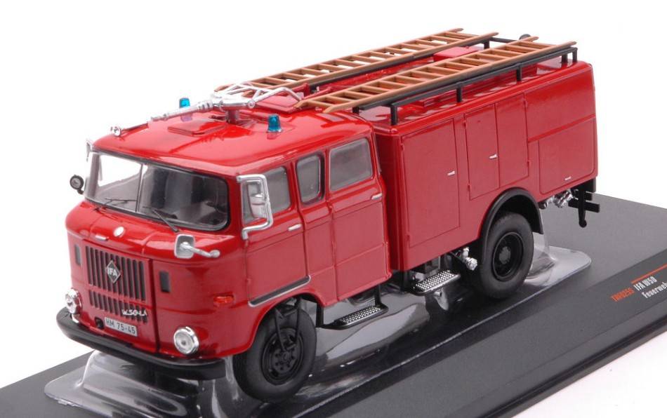 SCALE MODEL COMPATIBLE WITH IFA W50 LF 16 FEUERWEHR 1:43 IXO MODEL TRF025