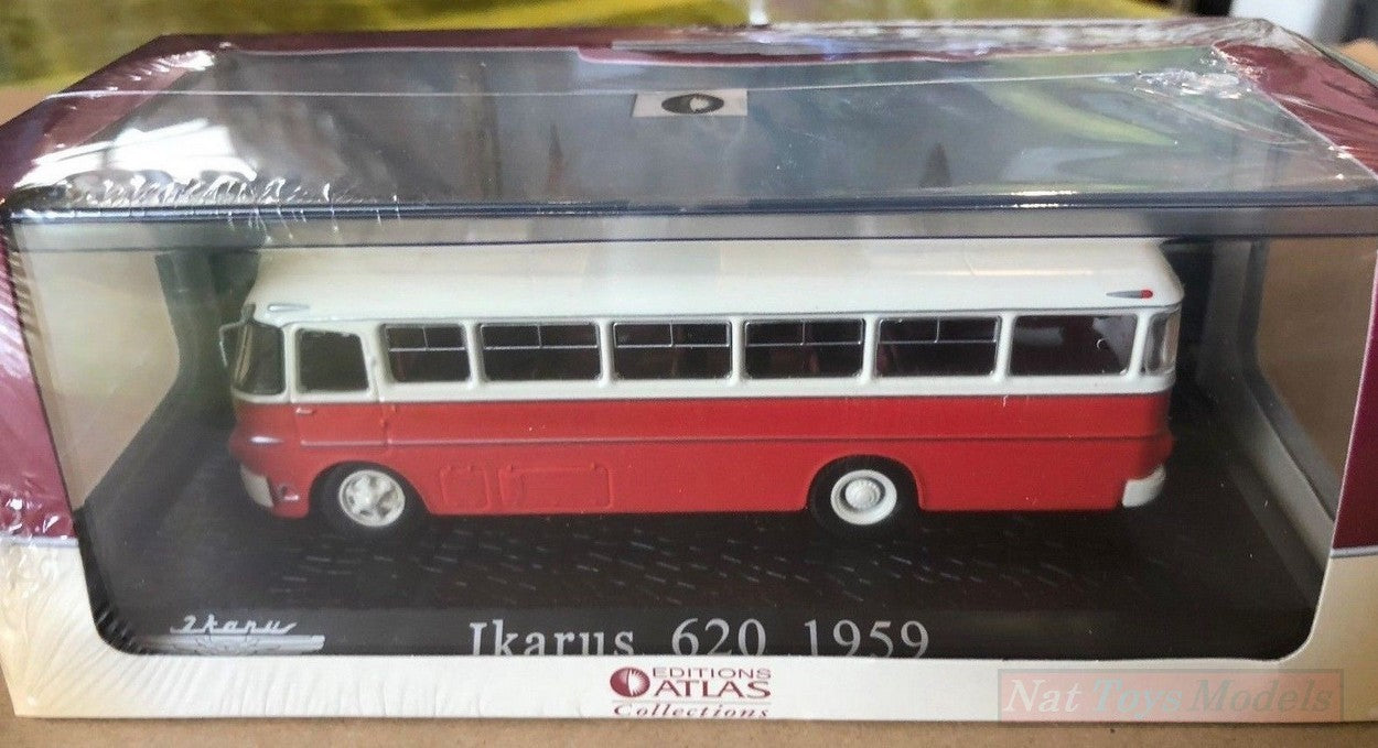 MODÈLE RÉDUIT COMPATIBLE AVEC Ikarus 620 1959 Classic Coaches Bus Collection 1:72 Atlas DIE CAST
