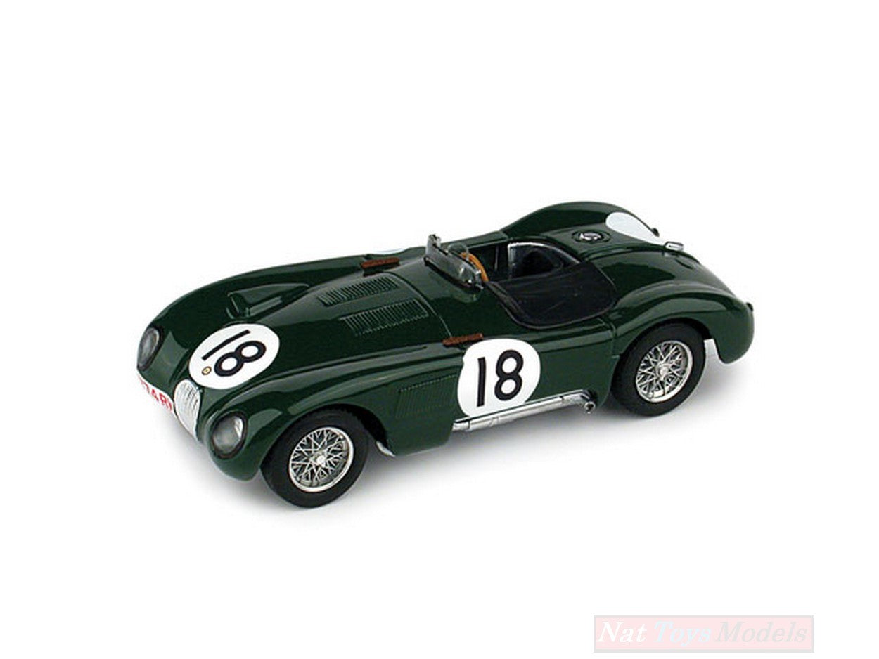 SCALE MODEL COMPATIBLE WITH JAGUAR C TYPE N.18 WINNER LM 1953 T.ROLT-D.HAMILTON 1:43 BRUMM BM0358
