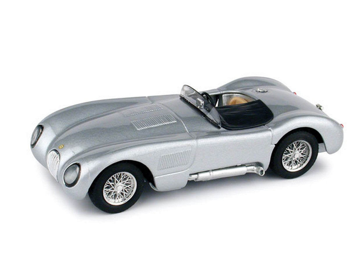 MODELLINO IN SCALA COMPATIBILE CON JAGUAR C TYPE STRADALE 1953 SILVER 1:43 BRUMM BM0360-02